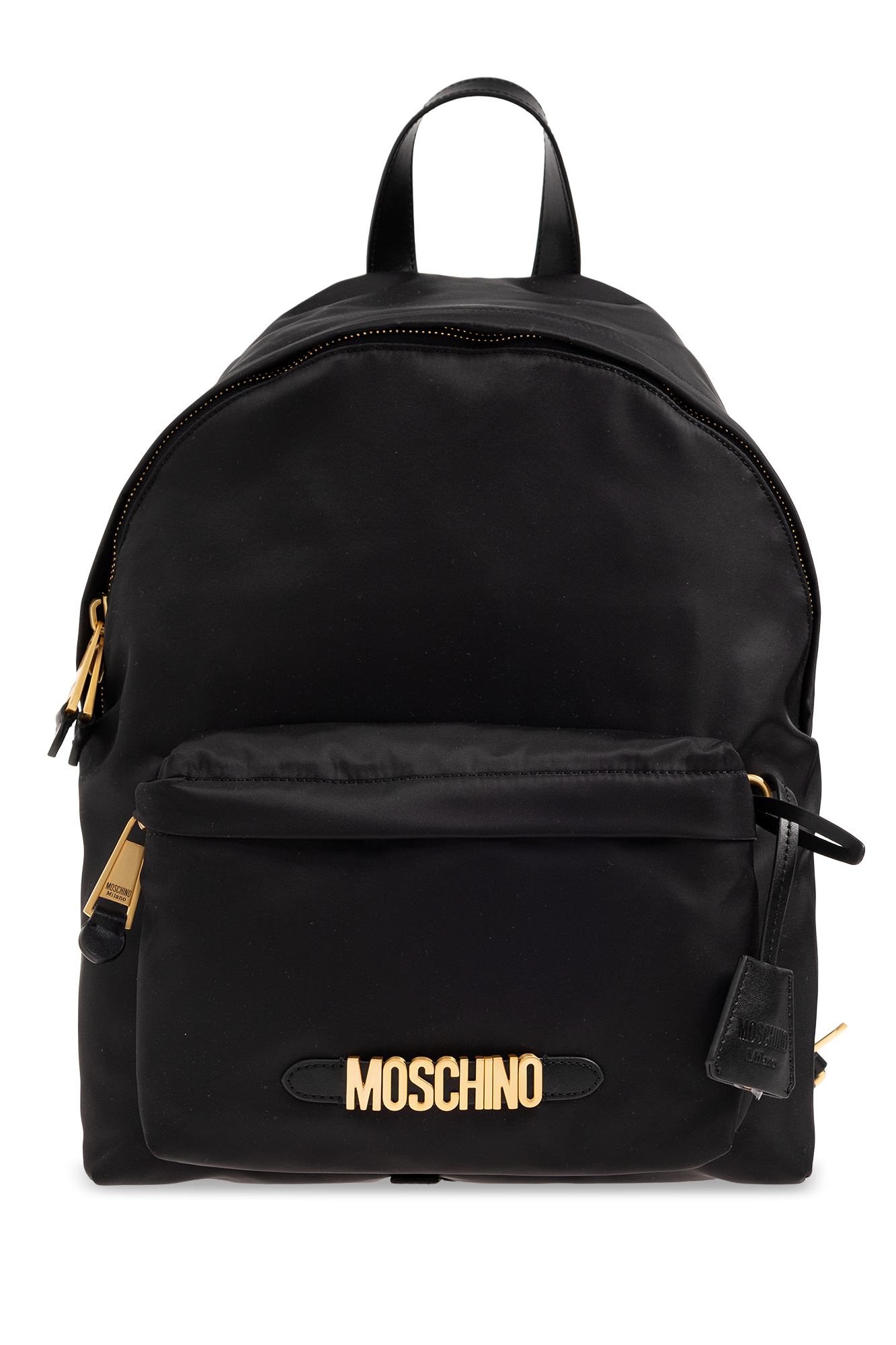 Black Backpack with logo Moschino Vitkac Canada